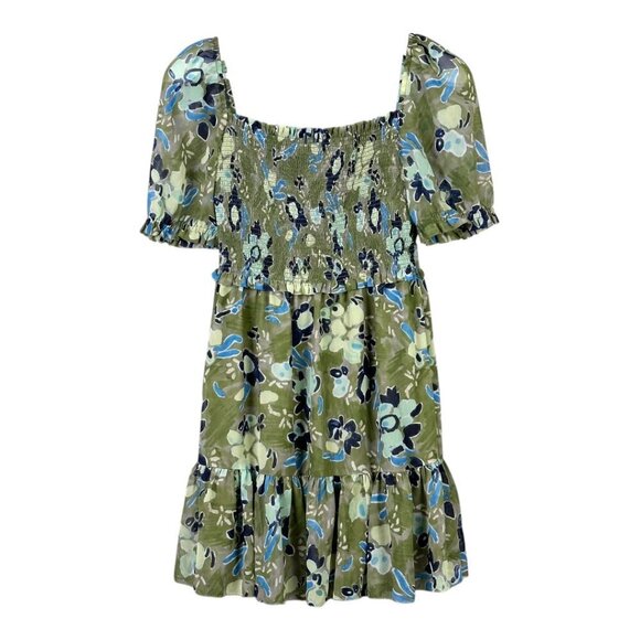 Aritzia Wilfred Laken Short Sleeve Floral Dress - Picture 2 of 13
